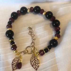 RED RUBY BLACK ONYX Bracelet